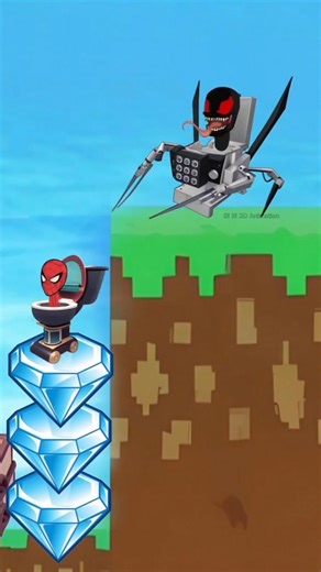 Help skibidi toilet (A) (B) #animation #skibidi #skibiditoilet #shorts