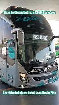 Travel with TuriStar from Ciudad Juárez to Mexico City North on one of their new routes 🚍⬜🟩