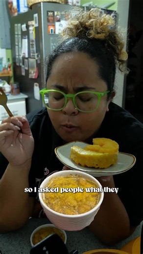 WongaGyal | TJ Chung on Instagram: "YUMMY PINEAPPLE UPSIDE DOWN BULLA PUDDING — say that 3 times fast 😅🍍🍞 In celebration of BULLA being added to the Oxford Dictionary, I cooked up this exploding pineapple concoction of a bread pudding featuring @yummybakeryja Pineapple Bulla. 😭 Would you try? 👀 #wongagyal #yummybakery #pineappleupsidedown #breadpudding #bulla"
