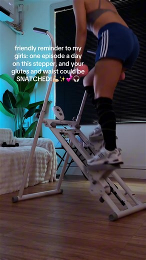 Burn calories no excuses!! Cardio Workout at home🔥 #stairstepper #stairstepperworkout #stairmaster #stairmasterworkout #glutesworkout #legworkout #cardioworkout #10ksteps #athome #workoutmotivation #fitcheck #fitnesstips #sahm #sahmlife #momsover30 #fyp #tiktokshopsummerturnup #tiktokshopcreatorpicks #ttsdelightnow #ttslevelup #Dealsforyoudays #merach