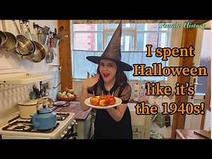 I spend Halloween like it's the 1940's!