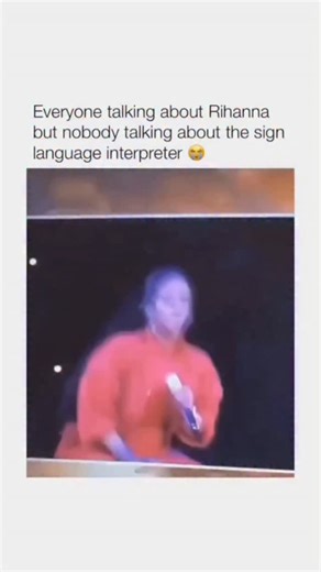 Unforgettable shows on Instagram: "Follow (us) @unforgettableshows post best content on gram 🔥 Performance is a universal language—if we make it accessible. 🌎❤️ ​While the world watched Rihanna, a viral wave of appreciation hit her sign language interpreter for all the right reasons. By immersing themselves in the rhythm and emotional tone of the set, they proved that accessibility isn't just a "requirement"—it’s an art form. ​Representation matters. When we prioritize inclusion, we create an 