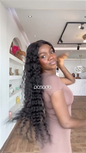 ✨ THE RAW HAIR EXPERIENCE✨🇬🇭 on Instagram: "Deep wave 🥰🥰 28” 2.5 bundles 28” 5x5 hd closure Unit price: 6,800 cedis"