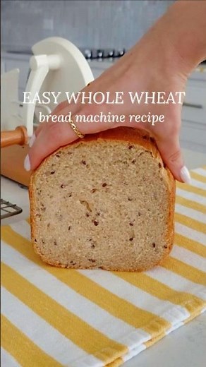 Softest Whole Wheat Bread | Easy Bread Machine Recipes KBS 🍞