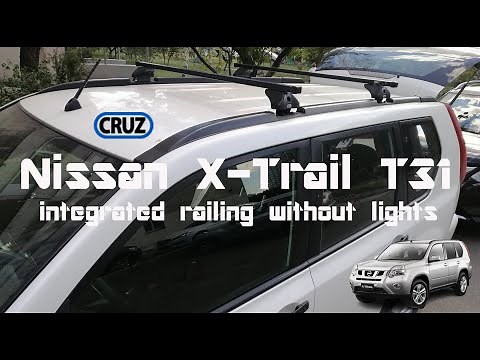 Roof rack Nissan X-Trail fixpoint Crossbars Installation