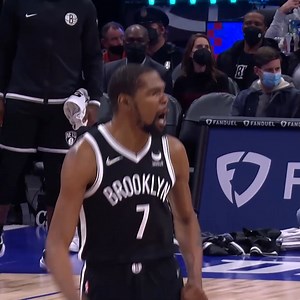 Kevin Durant drops 20 PTS for the 9th time in 9 games and comes up clutch late in the Brooklyn Nets win! 👀 | NBA