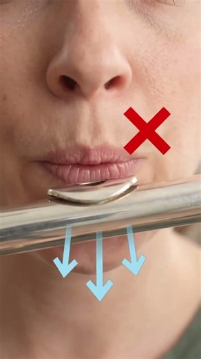 Flute tip3 to tackle airy sound #fluteteacher #flutebeginners #flutelessons #flutetune #flute #tips