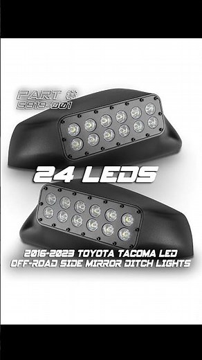 ORACLE Lighting 2016-2023 Toyota Tacoma LED Off-Road Side Mirror Ditch Lights