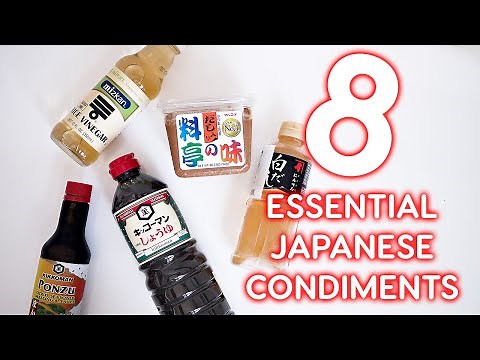 8 ESSENTIAL JAPANESE CONDIMENTS