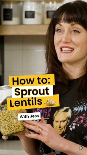 2K views · 13 reactions |  How to Sprout Lentils at Home!No fancy tools, just a jar + water = protein-packed goodness in days! Boost nutrition, improve digestion, and add that fresh crunch to bowls, salads & more. 綾 Grab the link to go watch the full YouTube videon the comments!  #budgetbytes #Sprouting #Lentils #BudgetMeals #PlantBased #vegan | Budget Bytes | Facebook