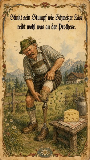 Bauernregeln für Amputationen