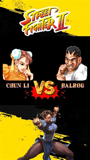 Street Fighter II - Chun-Li vs Balrog #retrogaming #arcade #streetfighter | Joystick Odyssey