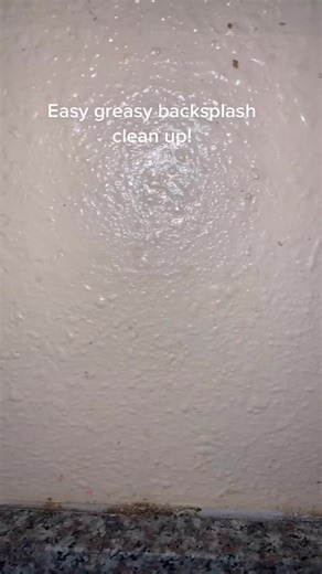 Easy Greasy Backsplash Clean Up!