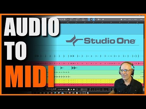Audio To Midi Tips In Studio One