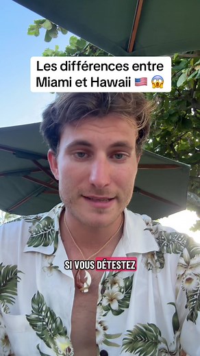 Découverte d'Hawaii : Les différences avec Miami