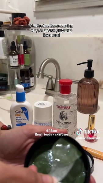 Timestamped realistic asmr morning routine before work 🫶🏽 happeeee 🐫 day! #minivlog #dayinthelife #morningroutine #productivemorningroutine #originalaudiovlog #cozyathome #cozyhome #workfromhome #wfh #wfhroutine #6ammorningroutine #dayinmylifevlog #productive #dailyhabits #habits #realisticvlog #realistichome #womenintheir30s #asmrvlog #asmrroutine #fyp #foru #foryoupage