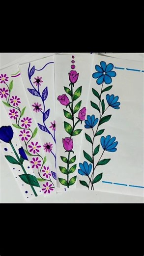 5 Easy and beautiful border designs