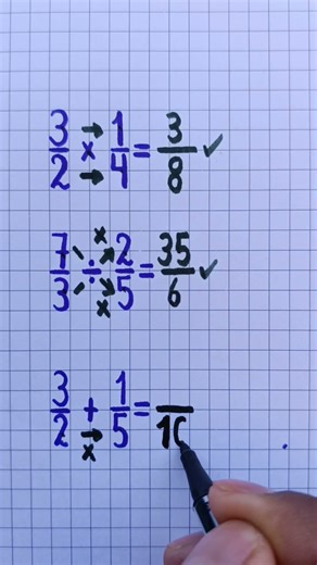 operaciónes con fracciones