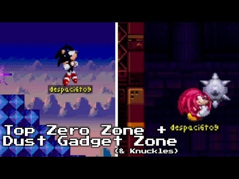 Top Zero & Dust Gadget Zone - Classic Sonic Simulator v13