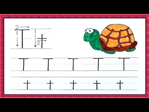 Tracing | Tracing Letter T | Practice Writing Letter T | Tracing Letters For Kids