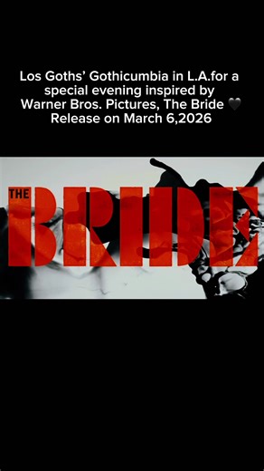 So grateful to be invited to Goth Cumbia in Los Angeles to celebrate the upcoming release of @thebridemovie from @Warner Bros. 🖤 I love when studios create experiential events that let creators step inside the tone and world of a film before release. The aesthetic, the energy, the romance woven with darkness 👻it all set the mood beautifully. The Bride arrives in theaters March 6. #spooky #losangeles #thebride #horrorfan #haunted