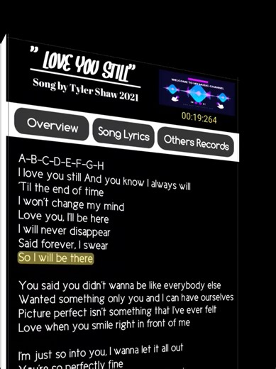 Love You Still Lyrics by Tyler Shaw: Heartfelt Expression