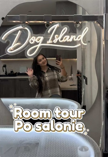 ROOM TOUR PO SALONIE! Zapraszam🤎 #roomtour #doggroomer #renovation | roomtour