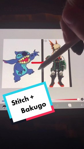 Bakugo Katsuki Angry Mic Art | Lilo and Stitch Mix
