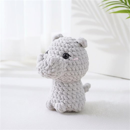 Hippo Amigurumi Crochet Pattern – No-sew Plush Toy (PDF Download) - Etsy