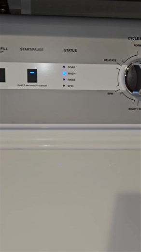 Added wood toppers to my wire shelves and brought the infamous Speed Queen washer and dryer set. | Lizzy McAllister