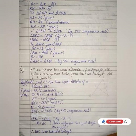 Class 9 maths chapter 7 Triangles exercise 7.3 ncert solutions NCERT#CLASS 9#STUDY