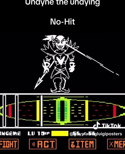 Undyne the Undying No-Hit Challenge Guide