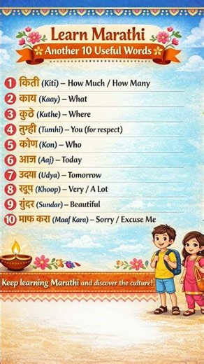 #Learn everyday marathi
