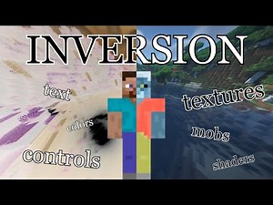 Minecraft But Everything is Inverted