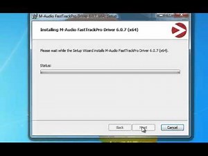 I can't install the M-Audio drivers