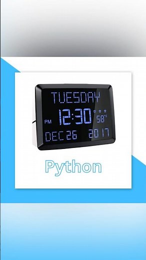 تصميم ساعة رقمية احترافية باستخدام البرمجة - في اقل من دقيقة !