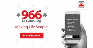 *966# eaZybanking: Zenith Bank’s New Easy-to-use Mobile Banking Service
