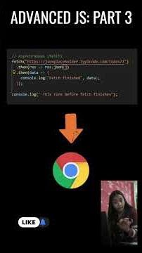 JavaScript is Single-Threaded… So How is it Async? 🤯 #coding #javascript