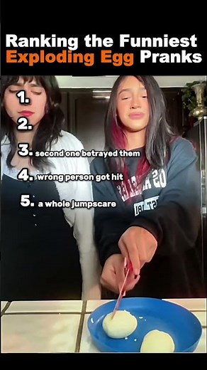 Ranking the Funniest Exploding Egg Pranks