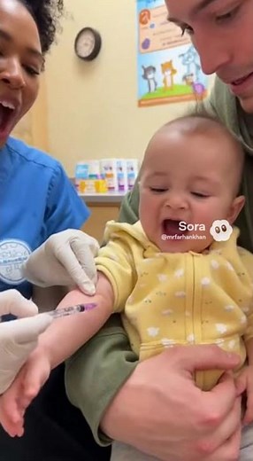 Funny Baby Injection Drama 😂💉 | Crying Baby Says “No No No!”