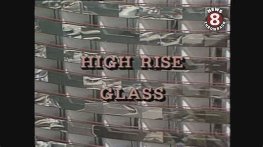 High-rise glass buildings in downtown San Diego 1985