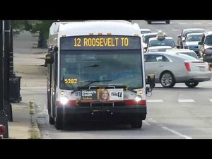 CTA Bus: 2014 Nova-LFS Route 12 Bus #8106 at Canal/Roosevelt
