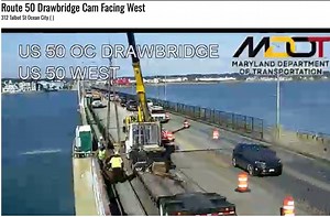Route 50 Drawbridge Webcam Facing West - Ocean City, MD Webcams