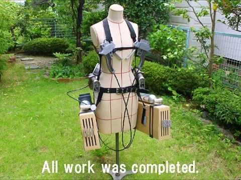 【attack on titan】Three Dimensional Maneuver Gear【3DMG】立体機動装置.Eng ver