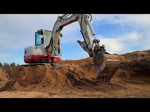 Digging a Basement with a Mini Excavator