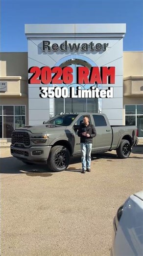 2026 Ram 3500 Limited Night Edition | Ceramic Gray Cummins HO Diesel Walkaround at Redwater Dodge