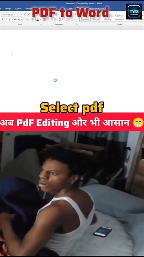 PDF to Word Convert Problem Fix 100% Solution #shorts #viral #trending #msword #shortsfeed