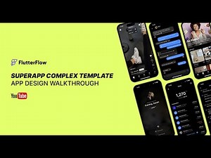 FlutterFlow Social Media Template: App Design Walkthrough