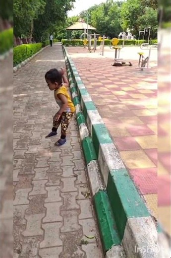 Ultimate parkour champion! 💀 Full focus for a tiny jump 😂 #Shorts #funny #cute #funnyvideo #cutebaby
