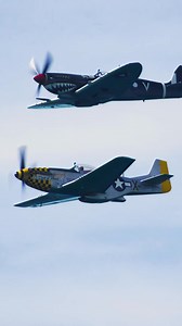 3.9K views · 63 reactions | LOUD AND PROUD for these OGs!  The Royal Australian Air Force 100 Squadron P-51D Mustang and Spitfire Mk VIII cruisin' at Pacific Airshow in 2024. ‍ Shoutout to these iconic warbirds for keeping history alive and lookin' fly while doing it.  | Pacific Airshow | Facebook